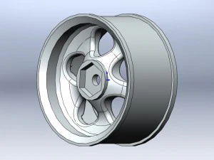revolvers drift wheels for model 1-10 4wd 3D Print Model