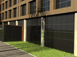 constru&ccedil;&atilde;o de escrit&oacute;rio Modelo 3D