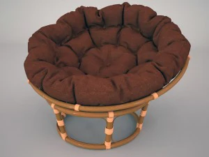 chair papasan 3D Model
