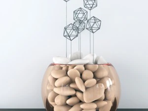 wystr&oacute;j akwarium Model 3D