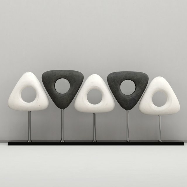 stone decor Modelo 3D .c4d .max .obj .3ds .fbx .stl .blend 