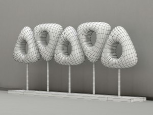 stone decor Modelo 3D