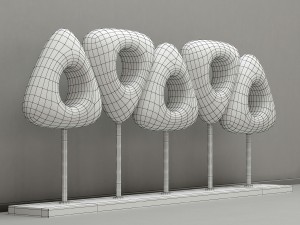 stone decor Modelo 3D