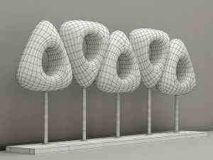 stone decor 3D Model