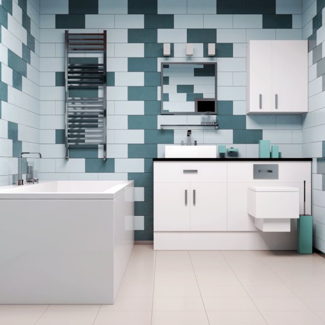bathroom 3D Модель .c4d .max .obj .3ds .fbx .stl .blend 