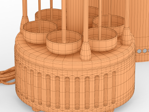 oven for meat 3D 모델