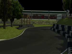 trackwood drift race track 3D Model
