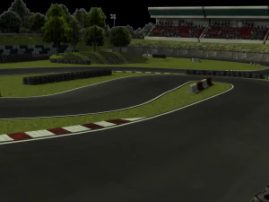 trackwood drift race track 3D Model