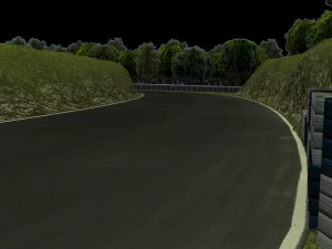 trackwood drift race track 3D Model