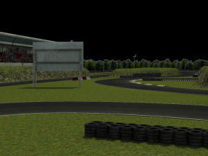 trackwood drift race track 3Dモデル