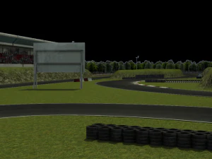trackwood drift race track 3D Model