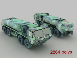 m978 fueler hemtt heavy expanded mobility tactical truck 3D Model