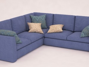 corner sofa Model 3D
