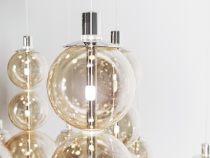 small bubbles cash pendant 3D 模型