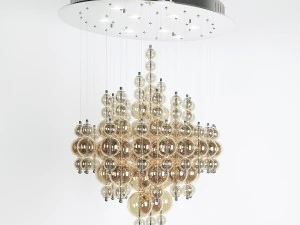 bubbles cash pendant 3D Model