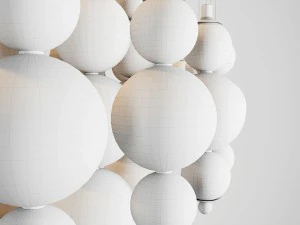 bubbles cash pendant 3D Model
