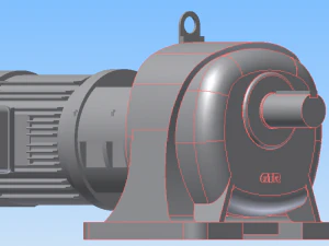 motor 2hp 3D Model