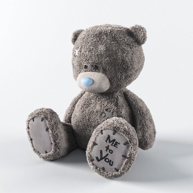 teddy Modello 3D .c4d .max .obj .3ds .fbx .stl .blend 