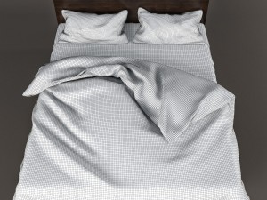 sara bed 3D-Modell