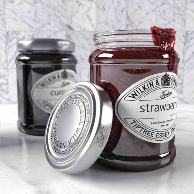 jam - wilkin and sons 3D Model .c4d .max .obj .3ds .fbx .stl .blend 