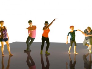 dance pack animation 3Dモデル