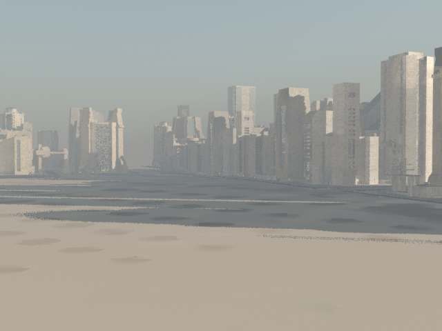 sci fi buildings 3D Model .c4d .max .obj .3ds .fbx .stl .blend 