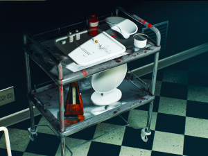 psychiatric hospital 3D Model
