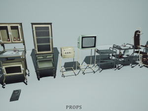 psychiatric hospital 3D Model