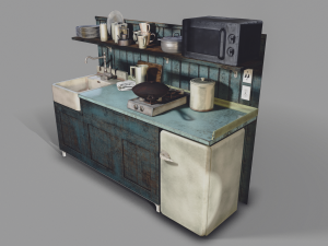 kitchen utensils 3D मॉडल