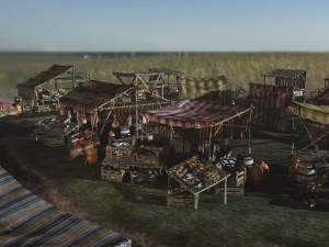 medieval market 3D Модель