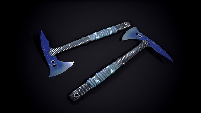 hatchet 3D Модель .c4d .max .obj .3ds .fbx .stl .blend 