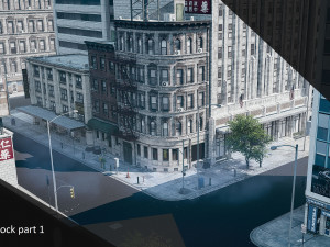 city block part 1 3D Model