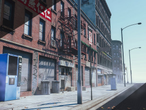 city block part 1 3D 模型