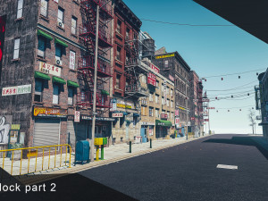 city block part 2 3D 模型