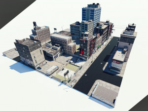 city block part 2 Model 3D
