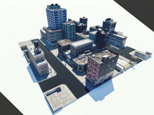 city block part 2 Model 3D
