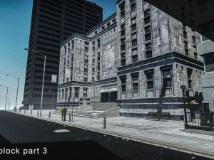 city block part 3 3Dモデル
