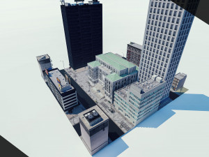 city block part 3 3D Model