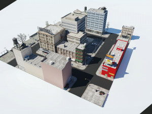 part 4 city block Modelo 3D
