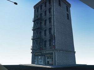 city block part 5 Modelo 3D