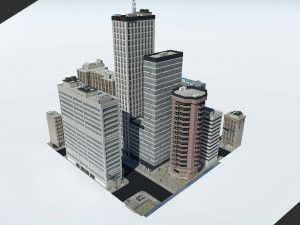 city block part 5 Modelo 3D