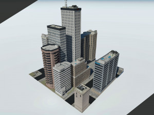 city block part 5 Modelo 3D