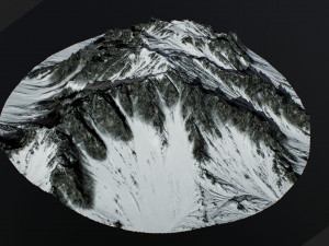 snowy mountains pack 1 Modelo 3D
