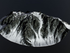 snowy mountains pack 2 3D Модель