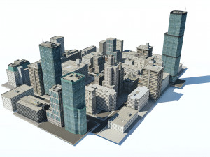 urban city Modèle 3D