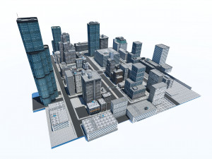 urban city Modèle 3D