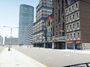 urban city Modèle 3D