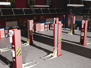 scene auto repair shop 3D मॉडल