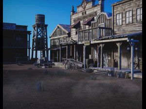 western 3D 모델