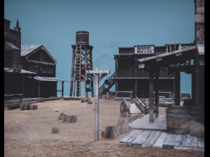 western 3D 모델